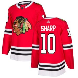 Herren Chicago Blackhawks Eishockey Trikot Patrick Sharp #10 Authentic Rot Heim